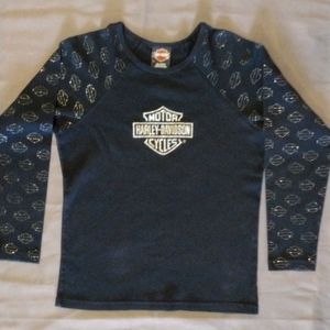 3/4 sleeve Harley top